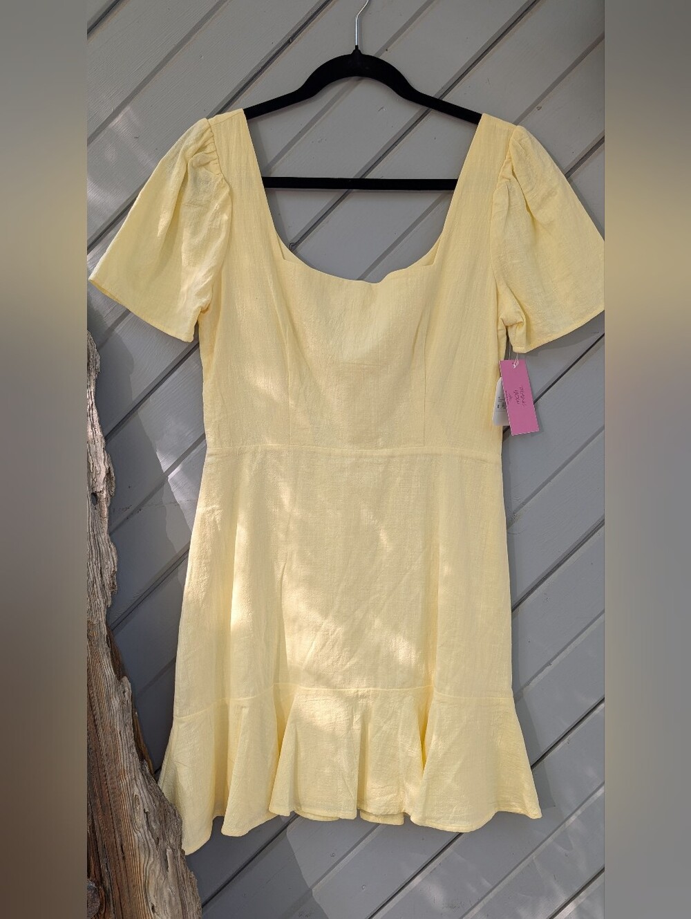 ALTER'D STATE Yellow Dress Size Medium